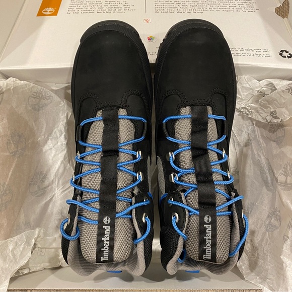 Timberland Euro Hiker Black Waterproof Hiking Ankle Boots Bootie Shoes 7 NEW - Picture 9 of 9